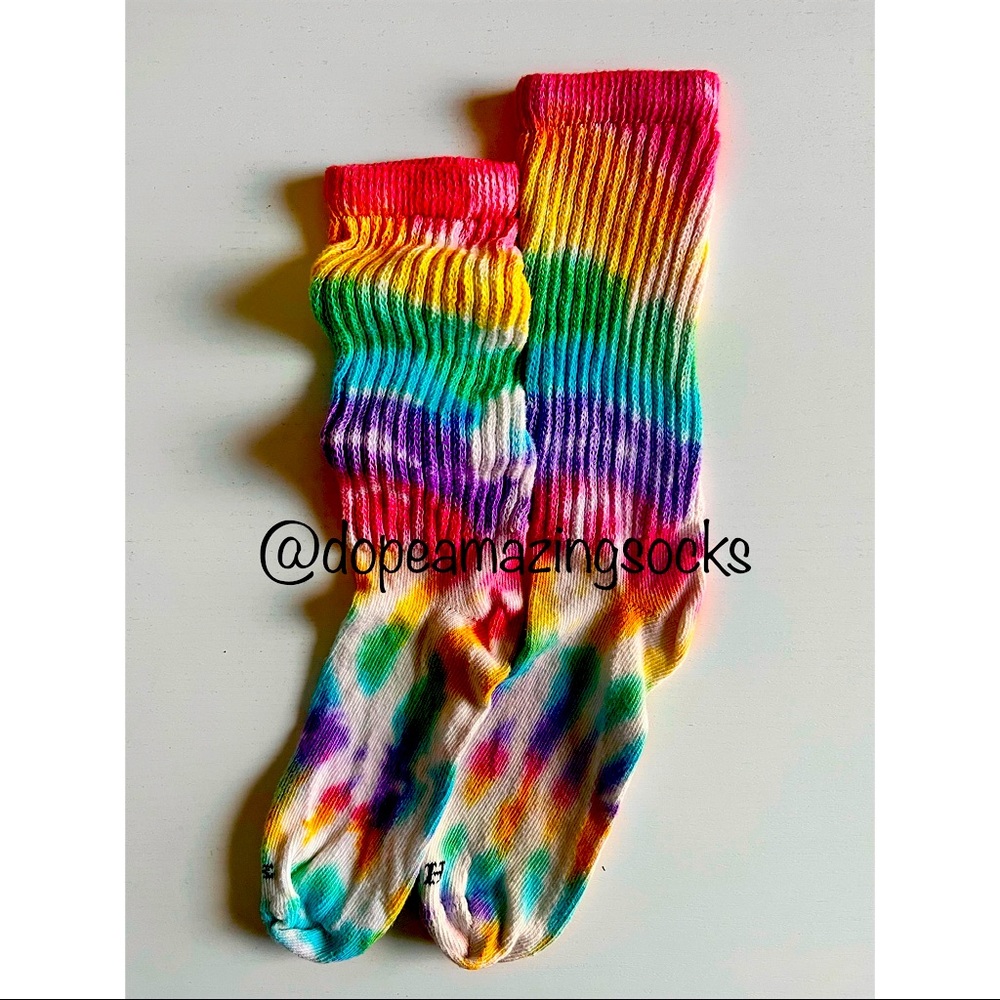 Slouch Rainbow Socks